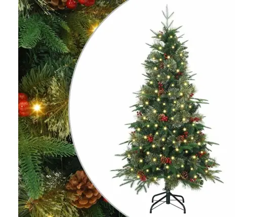 Dirbtinė Sulankstoma Kalėdų Eglutė Žalia 120 Cm Pe Ir Pvc