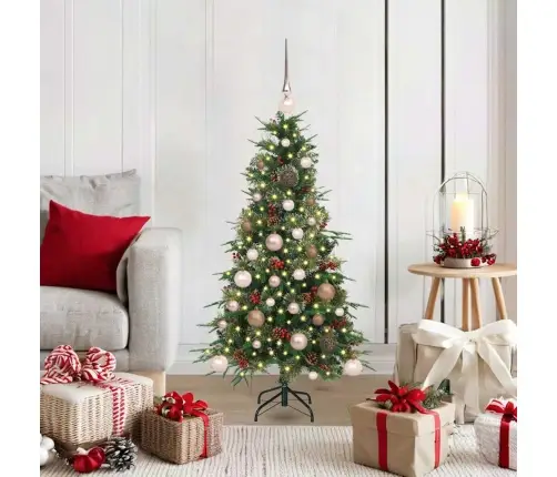 Kunstlik Kokkupandav Jõulupuu Roheline 120 Cm Pe Ja Pvc