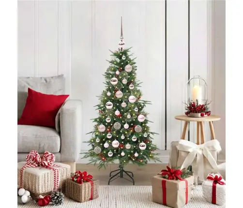 Kunstlik Kokkupandav Jõulupuu Roheline 120 Cm Pe Ja Pvc