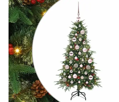 Kunstlik Kokkupandav Jõulupuu Roheline 120 Cm Pe Ja Pvc