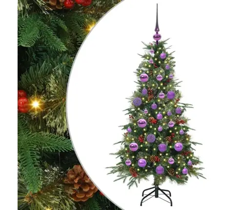 Kunstlik Kokkupandav Jõulupuu Roheline 120 Cm Pe Ja Pvc