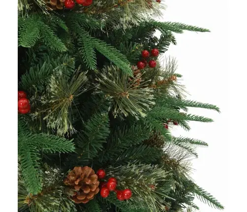 Dirbtinė Sulankstoma Kalėdų Eglutė Žalia 150 Cm Pe Ir Pvc