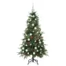 Dirbtinė Sulankstoma Kalėdų Eglutė Žalia 150 Cm Pe Ir Pvc