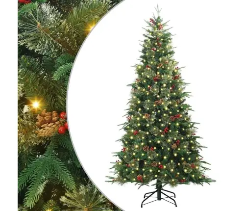 Dirbtinė Sulankstoma Kalėdų Eglutė Žalia 180 Cm Pe Ir Pvc Dirbtinė Sulankstoma Kalėdų Eglutė Žalia 180 Cm Pe Ir Pvc