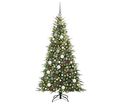 Kunstlik Kokkupandav Jõulupuu Roheline 180 Cm Pe Ja Pvc