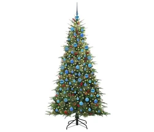 Dirbtinė Sulankstoma Kalėdų Eglutė Žalia 180 Cm Pe Ir Pvc