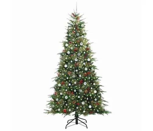 Dirbtinė Sulankstoma Kalėdų Eglutė Žalia 240 Cm Pe Ir Pvc Dirbtinė Sulankstoma Kalėdų Eglutė Žalia 240 Cm Pe Ir Pvc