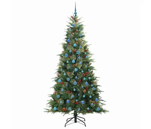 Kunstlik Kokkupandav Jõulupuu Roheline 240 Cm Pe Ja Pvc