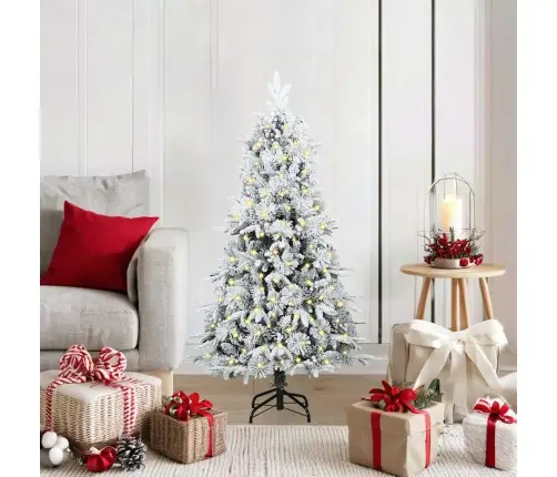 Dirbtinė Sulankstoma Kalėdų Eglutė Žalia 120 Cm Pe Ir Pvc