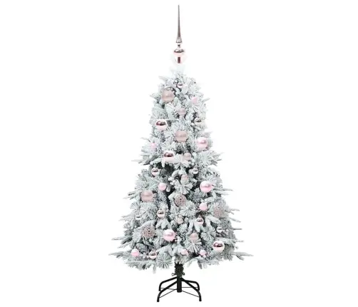 Kunstlik Kokkupandav Jõulupuu Roheline 120 Cm Pe Ja Pvc