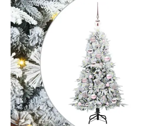 Kunstlik Kokkupandav Jõulupuu Roheline 120 Cm Pe Ja Pvc