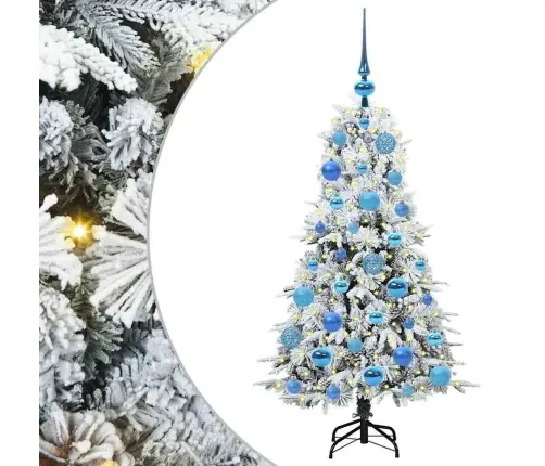 Mākslīgā Saliekamā Ziemassvētku Egle Zaļa 120 Cm Pe Un Pvc Vidaxl