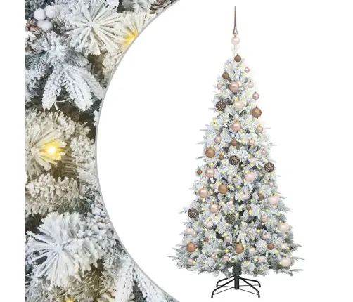 Kunstlik Kokkupandav Jõulupuu Roheline 180 Cm Pe Ja Pvc