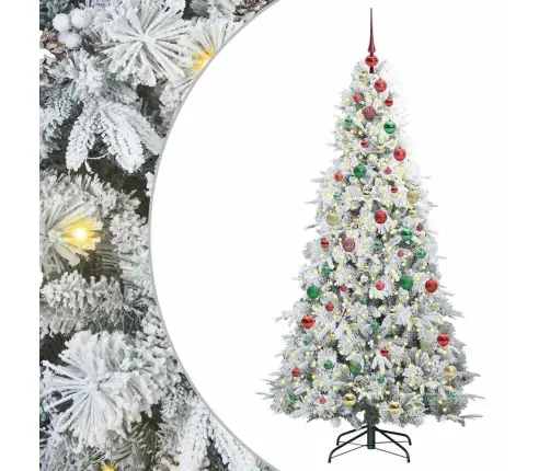 Dirbtinė Sulankstoma Kalėdų Eglutė Žalia 180 Cm Pe Ir Pvc