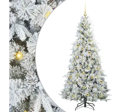 Dirbtinė Sulankstoma Kalėdų Eglutė Žalia 210 Cm Pe Ir Pvc Dirbtinė Sulankstoma Kalėdų Eglutė Žalia 210 Cm Pe Ir Pvc