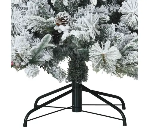 Dirbtinė Sulankstoma Kalėdų Eglutė Žalia 240 Cm Pe Ir Pvc