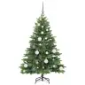 Mākslīgā Ziemassvētku Eglīte Su 150 Led Zaļa 120 Cm Pe Un Pvc Vidaxl