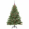 Mākslīgā Ziemassvētku Eglīte Su 150 Led Zaļa 120 Cm Pe Un Pvc Vidaxl