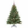 Mākslīgā Ziemassvētku Eglīte Su 150 Led Zaļa 120 Cm Pe Un Pvc Vidaxl