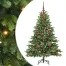 Mākslīgā Ziemassvētku Eglīte Su 150 Led Zaļa 120 Cm Pe Un Pvc Vidaxl