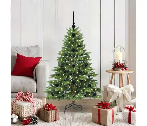 Mākslīgā Ziemassvētku Eglīte Su 150 Led Zaļa 120 Cm Pe Un Pvc Vidaxl