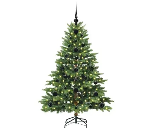 Mākslīgā Ziemassvētku Eglīte Su 150 Led Zaļa 120 Cm Pe Un Pvc Vidaxl