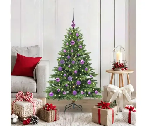 Mākslīgā Ziemassvētku Eglīte Su 150 Led Zaļa 120 Cm Pe Un Pvc Vidaxl