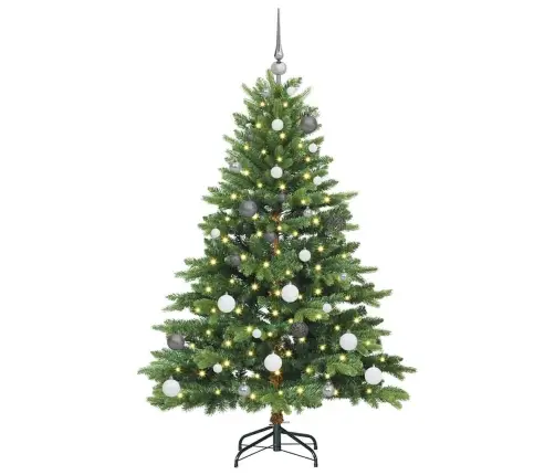 Tehisjõulupuu Koos 150 Led-Iga Roheline 150 Cm Pe Ja Pvc