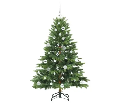 Dirbtinė Kalėdų Eglutė Su 150 Led Žalia 150 Cm Pe Ir Pvc