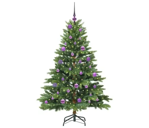 Mākslīgā Ziemassvētku Eglīte Su 150 Led Zaļa 150 Cm Pe Un Pvc Vidaxl