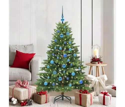 Mākslīgā Ziemassvētku Eglīte Su 150 Led Zaļa 150 Cm Pe Un Pvc Vidaxl