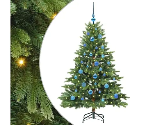 Mākslīgā Ziemassvētku Eglīte Su 150 Led Zaļa 150 Cm Pe Un Pvc Vidaxl