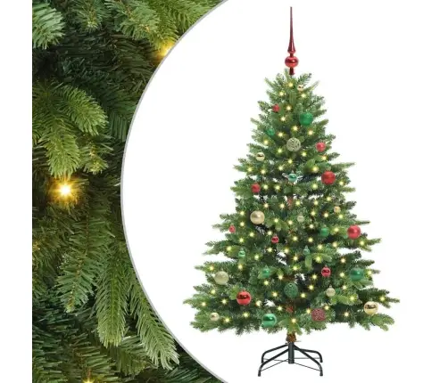 Dirbtinė Kalėdų Eglutė Su 150 Led Žalia 150 Cm Pe Ir Pvc Dirbtinė Kalėdų Eglutė Su 150 Led Žalia 150 Cm Pe Ir Pvc