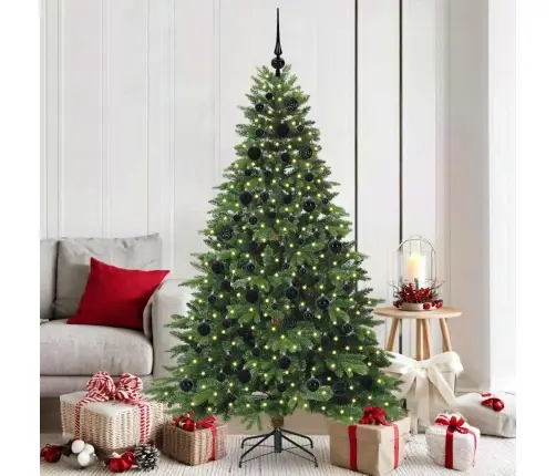 Dirbtinė Kalėdų Eglutė Su 300 Led Žalia 180 Cm Pe Ir Pvc Dirbtinė Kalėdų Eglutė Su 300 Led Žalia 180 Cm Pe Ir Pvc