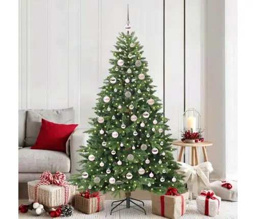 Mākslīgā Ziemassvētku Eglīte Su 300 Led Zaļa 180 Cm Pe Un Pvc Vidaxl