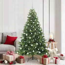 Mākslīgā Ziemassvētku Eglīte Su 300 Led Zaļa 180 Cm Pe Un Pvc Vidaxl Mākslīgā Ziemassvētku Eglīte Su 300 Led Zaļa 180 Cm Pe Un Pvc Vidaxl