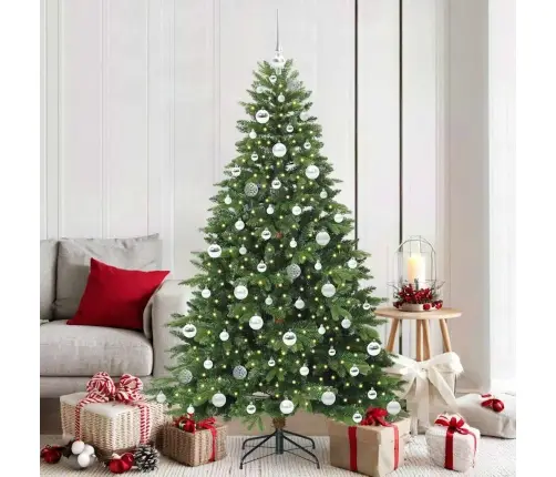 Mākslīgā Ziemassvētku Eglīte Su 300 Led Zaļa 180 Cm Pe Un Pvc Vidaxl