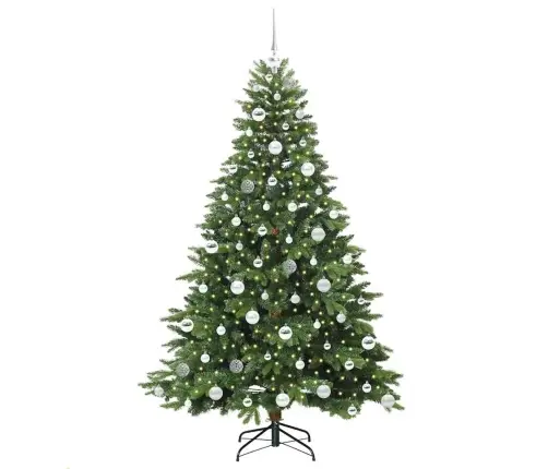 Mākslīgā Ziemassvētku Eglīte Su 300 Led Zaļa 180 Cm Pe Un Pvc Vidaxl