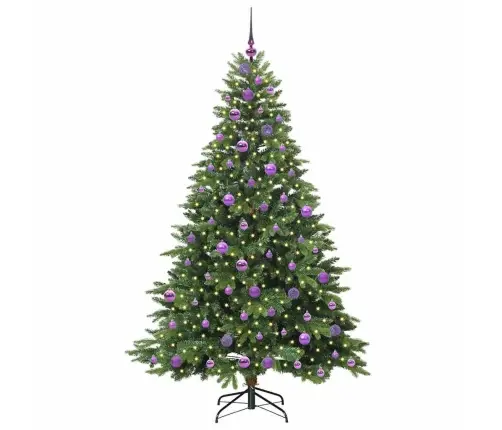 Mākslīgā Ziemassvētku Eglīte Su 300 Led Zaļa 180 Cm Pe Un Pvc Vidaxl
