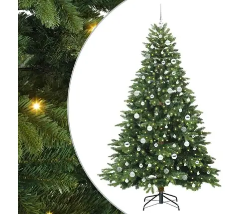 Mākslīgā Ziemassvētku Eglīte Su 300 Led Zaļa 210 Cm Pe Un Pvc Vidaxl Mākslīgā Ziemassvētku Eglīte Su 300 Led Zaļa 210 Cm Pe Un Pvc Vidaxl