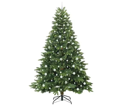 Mākslīgā Ziemassvētku Eglīte Su 300 Led Zaļa 240 Cm Pe Un Pvc Vidaxl