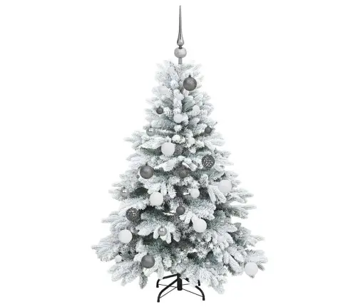 Dirbtinė Kalėdų Eglutė Su 150 Led Balta 120 Cm Pe Ir Pvc