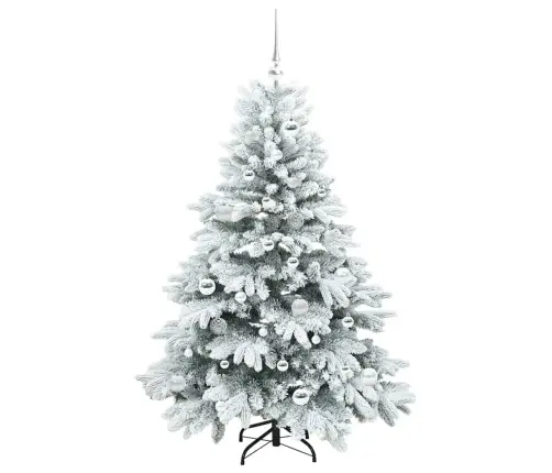 Dirbtinė Kalėdų Eglutė Su 150 Led Balta 150 Cm Pe Ir Pvc