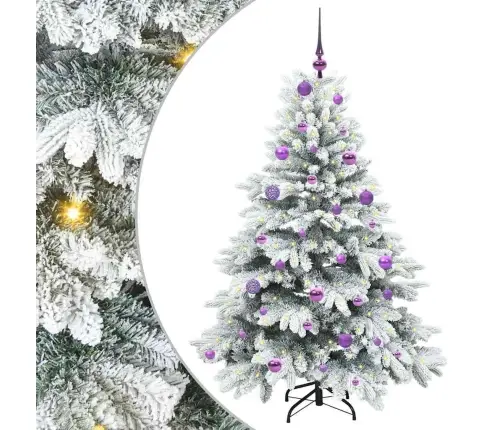 Mākslīgā Ziemassvētku Eglīte Su 150 Led Zaļa 150 Cm Pe Un Pvc Vidaxl