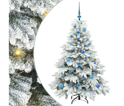 Mākslīgā Ziemassvētku Eglīte Su 150 Led Zaļa 150 Cm Pe Un Pvc Vidaxl