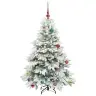 Tehisjõulupuu Koos 150 Led-Iga Roheline 150 Cm Pe Ja Pvc