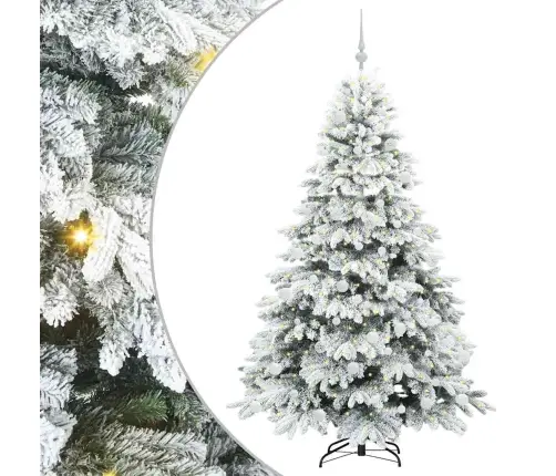 Mākslīgā Ziemassvētku Eglīte Su 300 Led Zaļa 180 Cm Pe Un Pvc Vidaxl