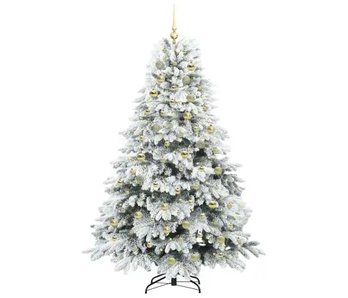 Mākslīgā Ziemassvētku Eglīte Su 300 Led Zaļa 180 Cm Pe Un Pvc Vidaxl