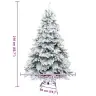 Tehisjõulupuu Koos 300 Led-Iga Roheline 210 Cm Pe Ja Pvc