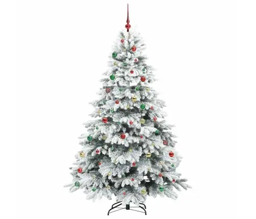 Mākslīgā Ziemassvētku Eglīte Su 300 Led Zaļa 210 Cm Pe Un Pvc Vidaxl